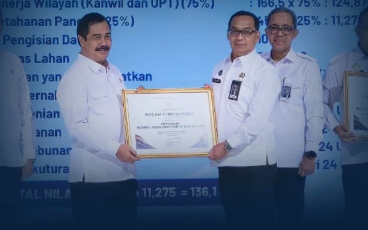 Ditjenpas Sumsel Raih Penghargaan Bidang Teknik Pemasyarakatan, Erwedi : Prestasi Ini Capaian Kita Bersama