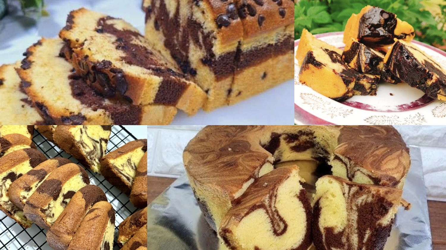 Rahasia Membuat Marmer Cake Choco Chips yang Selalu Lembut dan Moist