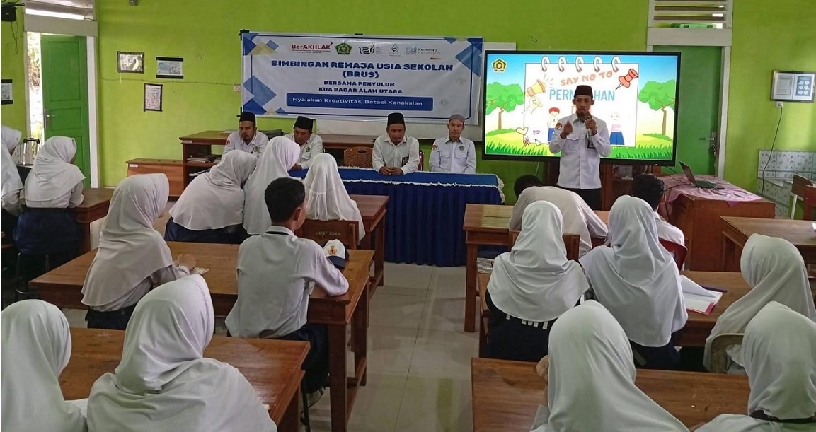 Cegah Kenakalan Remaja, KUA Pagar Alam Utara Gencarkan BRUS