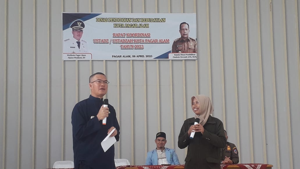 Disdikbud Pagar Alam Sukses Gelar Rakor Ustad/Ustadzah Tahun 2023