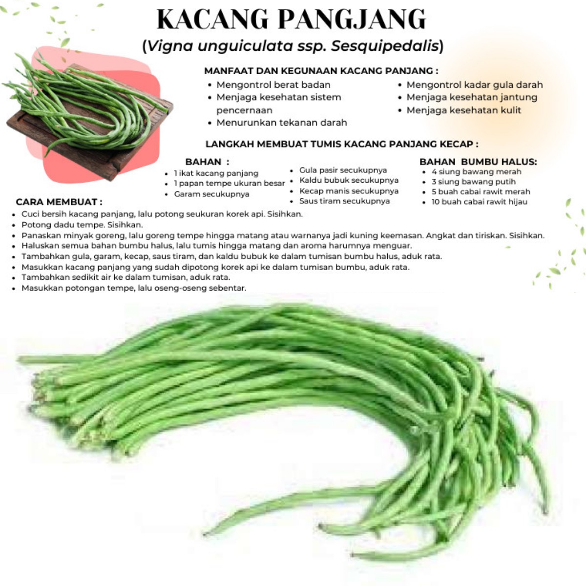 Ingin Kulit Lebih Glowing dan Jantung Sehat? Coba Manfaat Kacang Panjang!