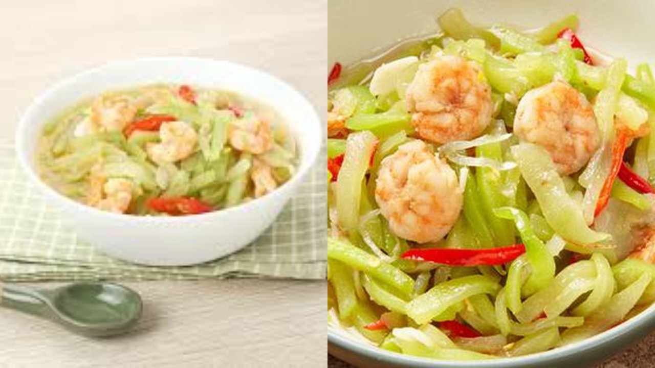 Resep Tumis Labu Siam dan Udang, Cocok Untuk Lauk Makan Siang!