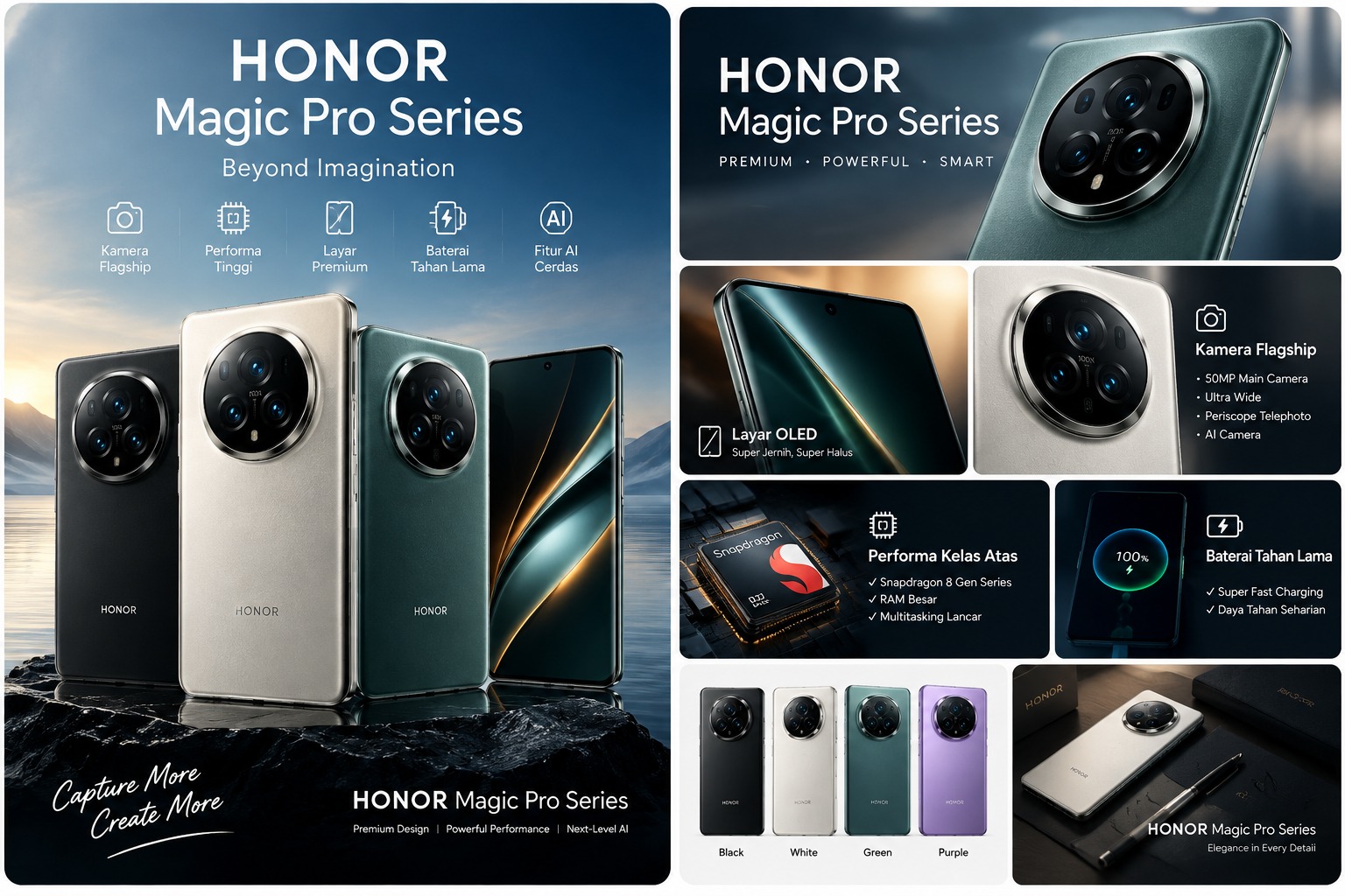 Review HP HONOR Magic Pro Series, Smartphone Flagship dengan Kamera dan Performa Kelas Atas!