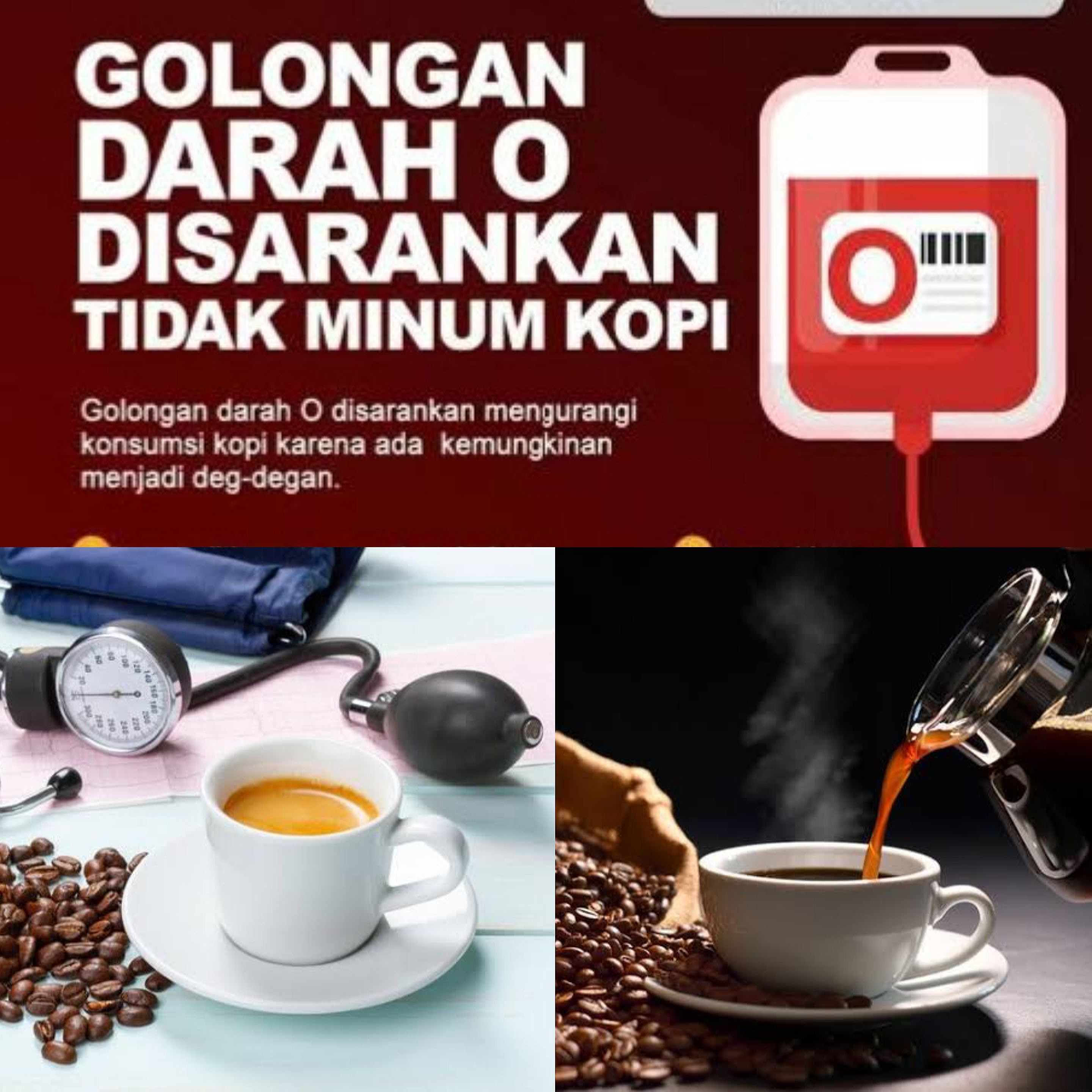 Tak Hanya Kopi. 4 Makanan Ini Juga Harus Dipantang Orang dengan Golongan Darah O. Ini Penjelasannya