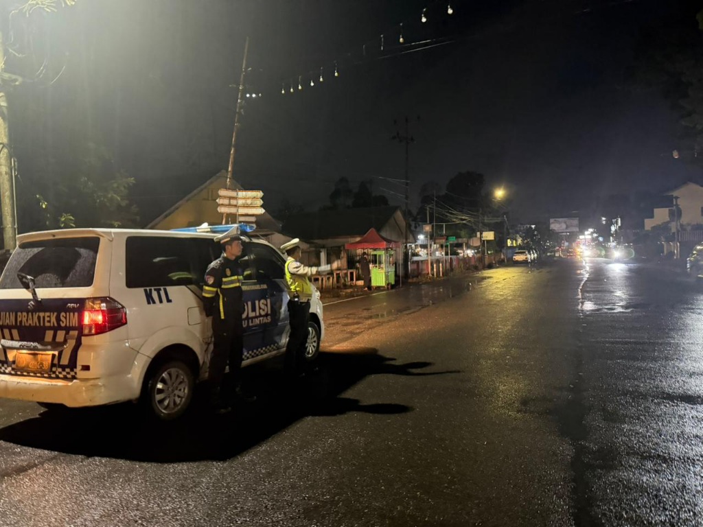 Satlantas Giat Patroli Subuh , Antisipasi Kriminalitas di Pagar Alam