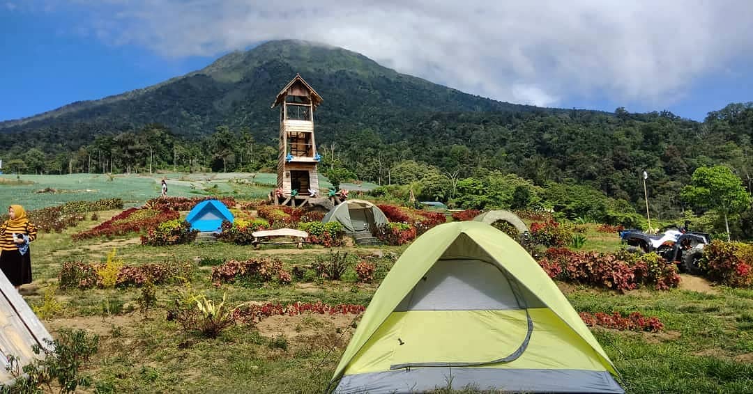 Waspada, Gunung Api Dempo Terjadi Erupsi Letusan di Kawah Merapi