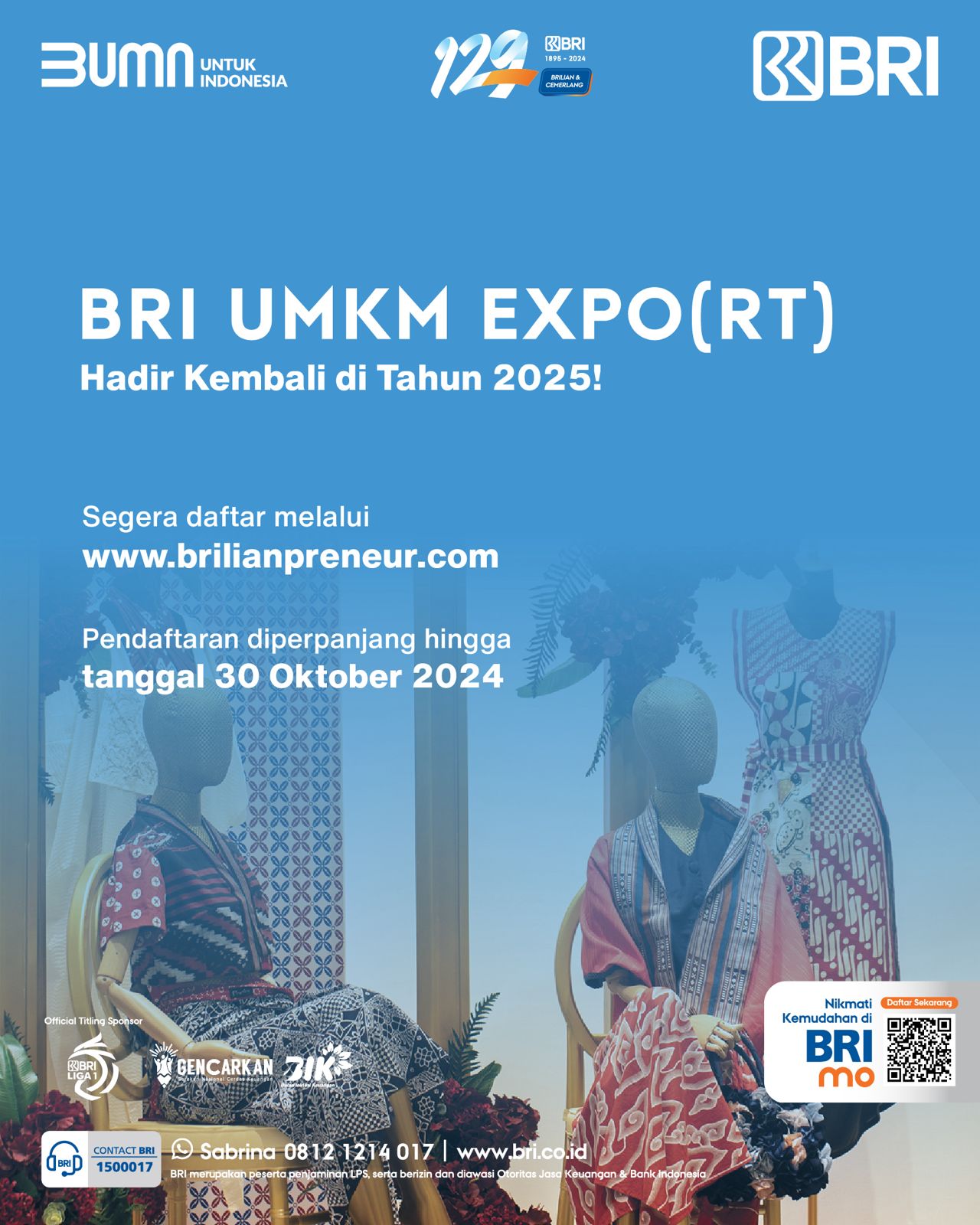 Jadi Ajang Masuk Pasar Global! Saatnya UMKM Daftar BRI UMKM EXPO (RT) 2025