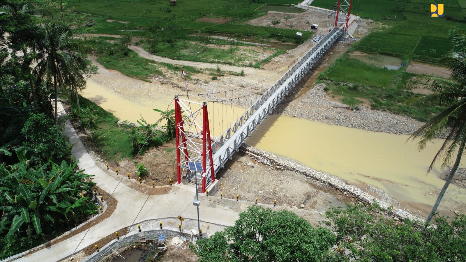 Pemerintah Bangun Infrastruktur Kerakyatan, Jembatan Gantung di Sumatera Selatan Habiskan Dana Rp9,8 Miliar