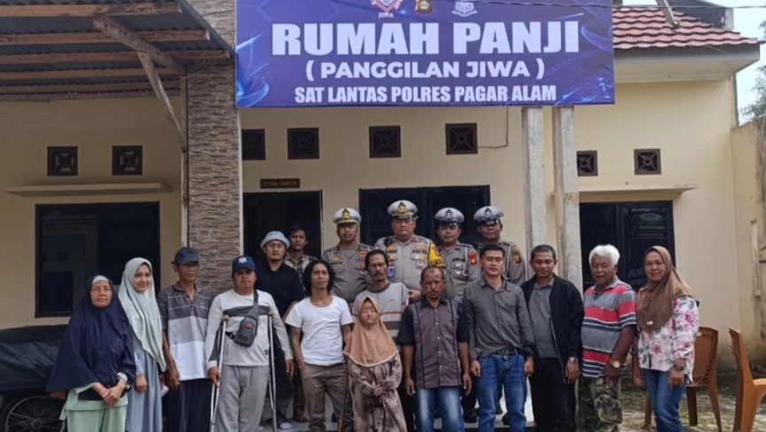 Satlantas Polres Pagar Alam Dirikan Rumah Panggilan Jiwa, Tempat Edukasi dan Pembinaan  Korban Lakalantas