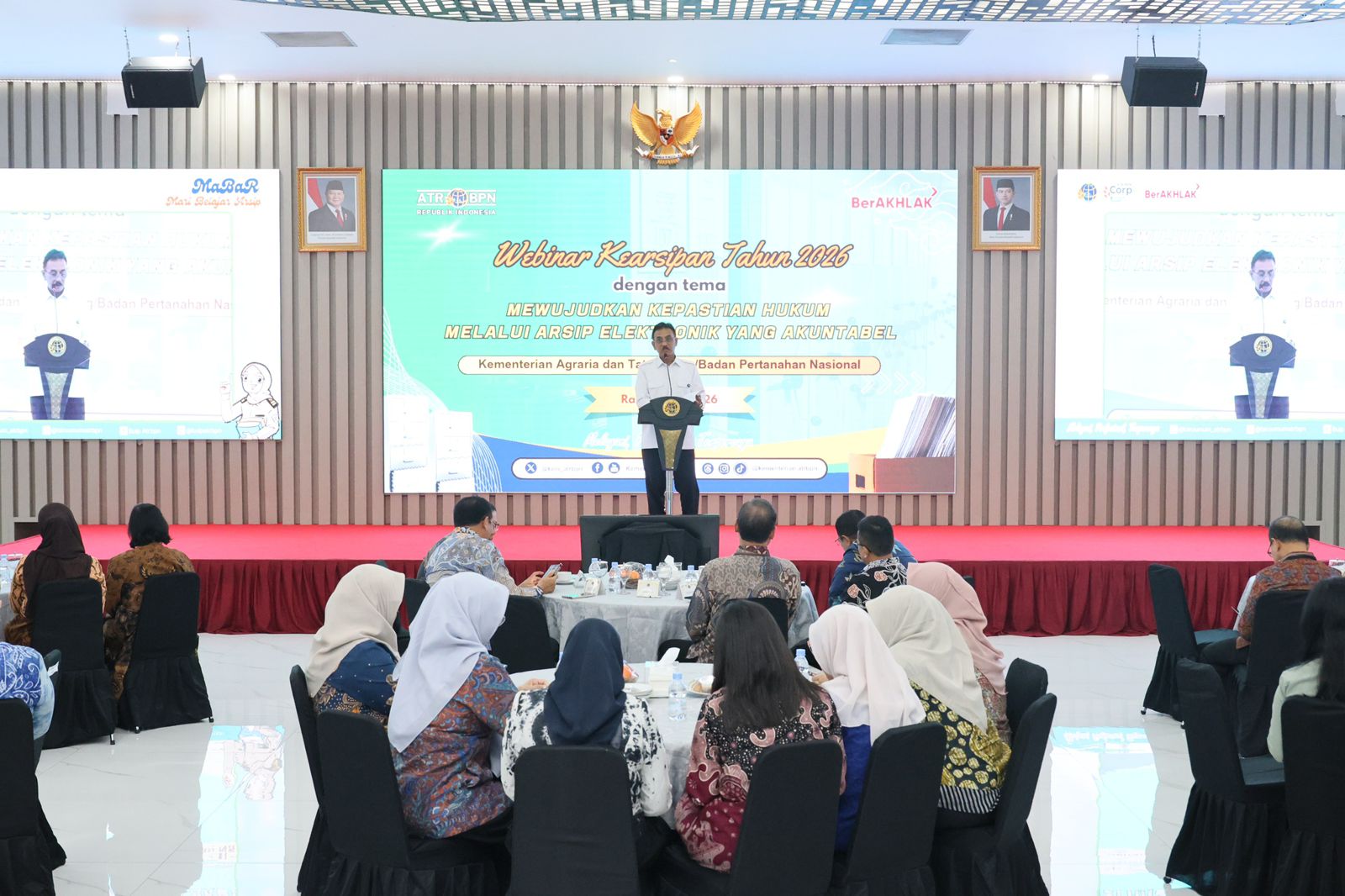 Sekjen ATR/BPN Tekankan Pentingnya Pengelolaan Optimal dalam Transformasi Arsip Pertanahan Elektronik