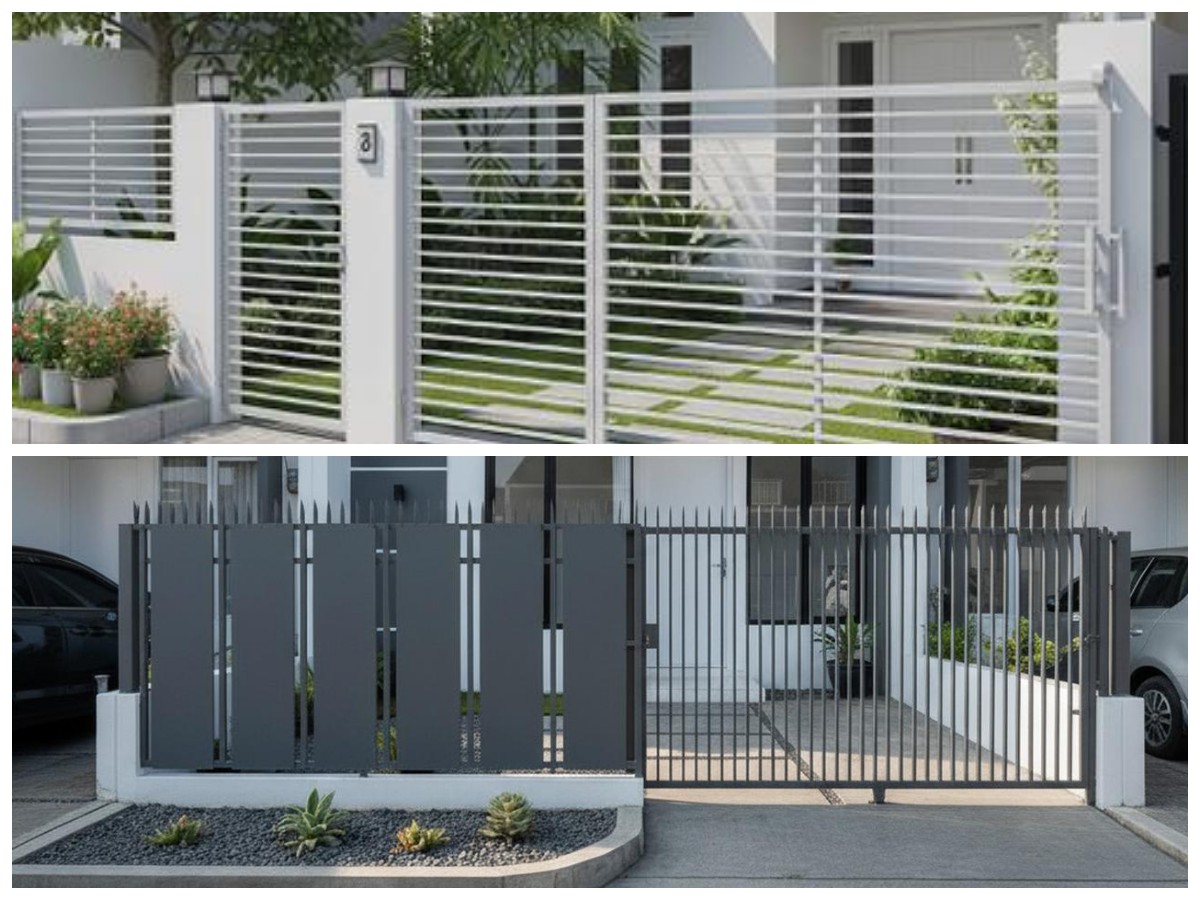 Inspirasi Pagar Baja Ringan Modern untuk Rumah Minimalis Tipe 36 & 45