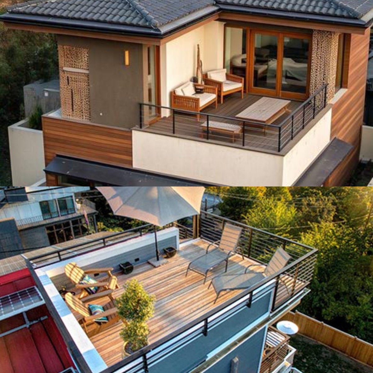 Rooftop Minimalis Makin Digemari, Area Santai Favorit di Rumah 2 Lantai yang Estetik dan Fungsional