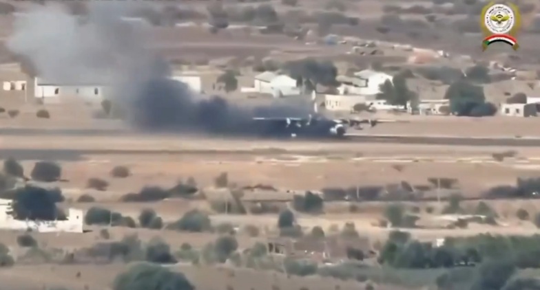 Drone Kamikaze Hancurkan C-130H Hercules AU Sudan Yang Sedang Mendarat, Kondisinya Begini