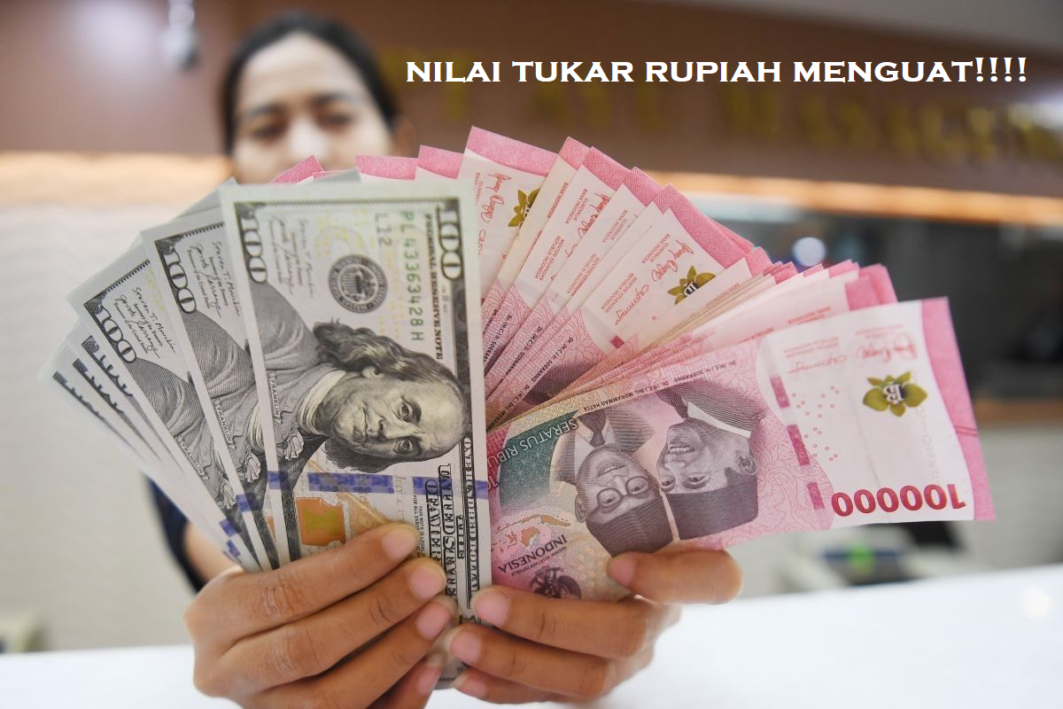 Nilai Tukar Rupiah Menguat di Tengah Pelemahan Dolar AS, Pasar Menanti Keputusan The Fed