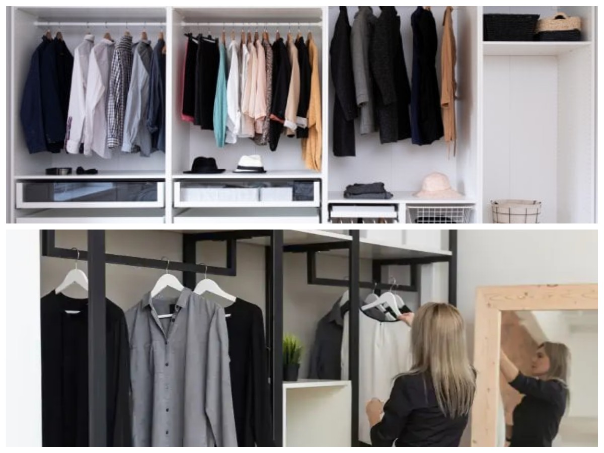 Desain Rak Gantungan Baju Simpel dan Modern, Solusi Kamar Bebas Berantakan