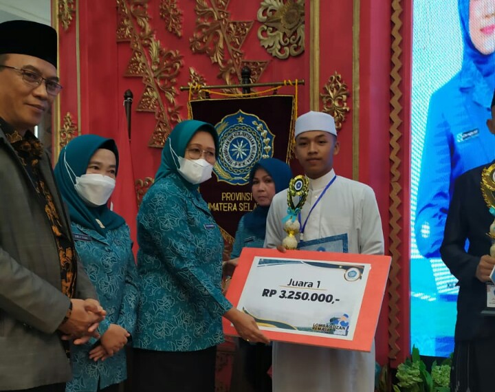 Santri TPA Alisa Khadijah OKU Juarai Lomba Azan Sumsel