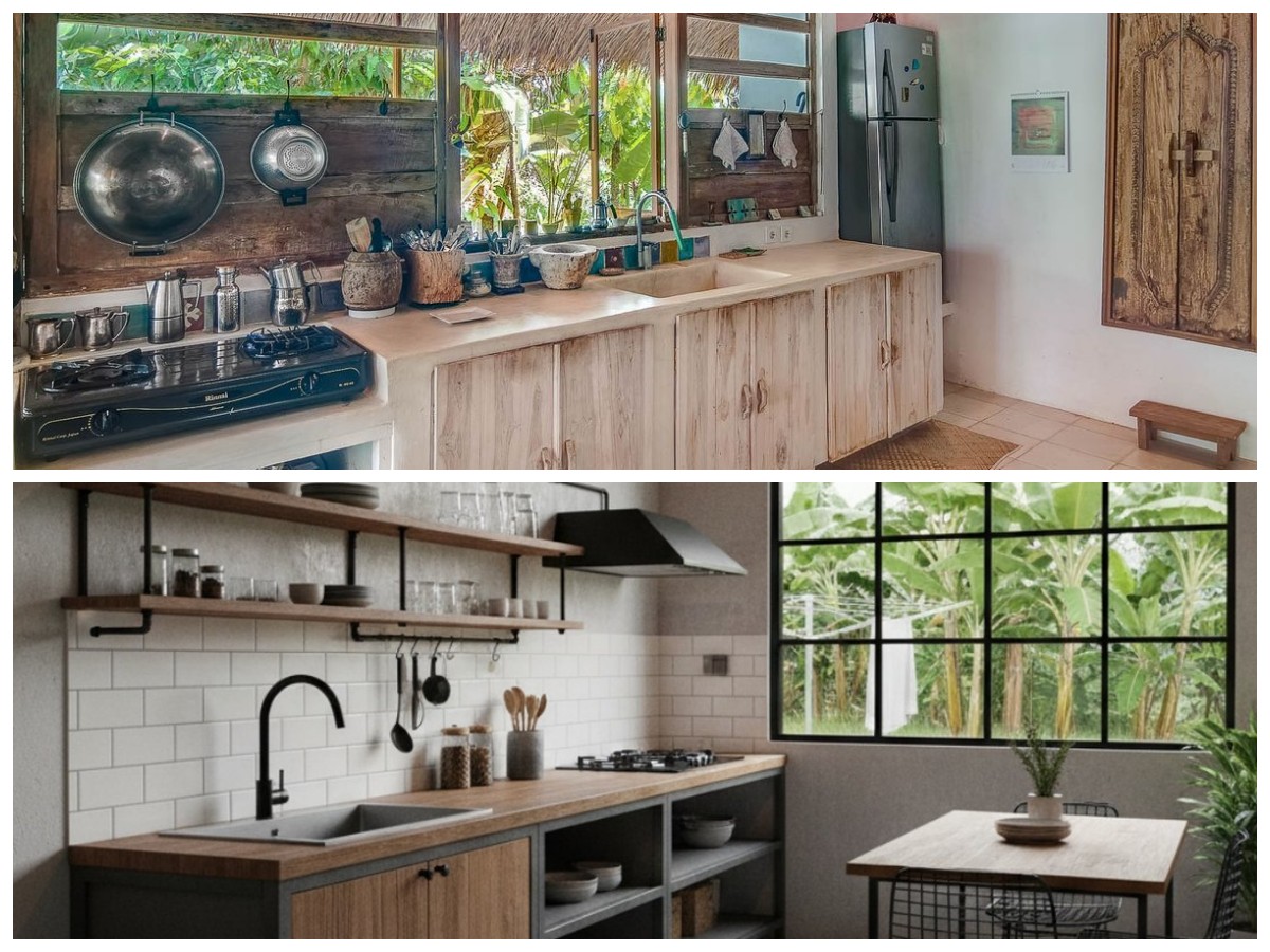 Desain Dapur Desa Bergaya Modern Minimalis yang Nyaman dan Fungsional