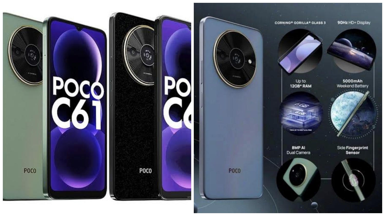 Xiaomi Poco C61, Smartphone Budget dengan Kamera 8 MP dan Desain Modern