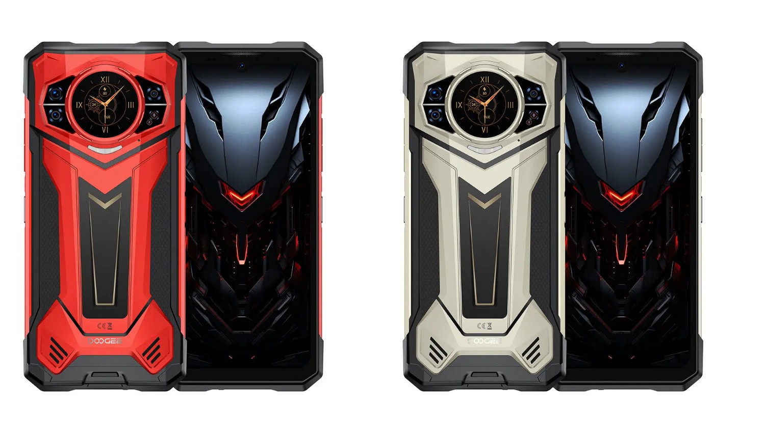 Doogee S200 Plus, Ponsel Rugged dengan Layar Sekunder AMOLED dan Desain Futuristik