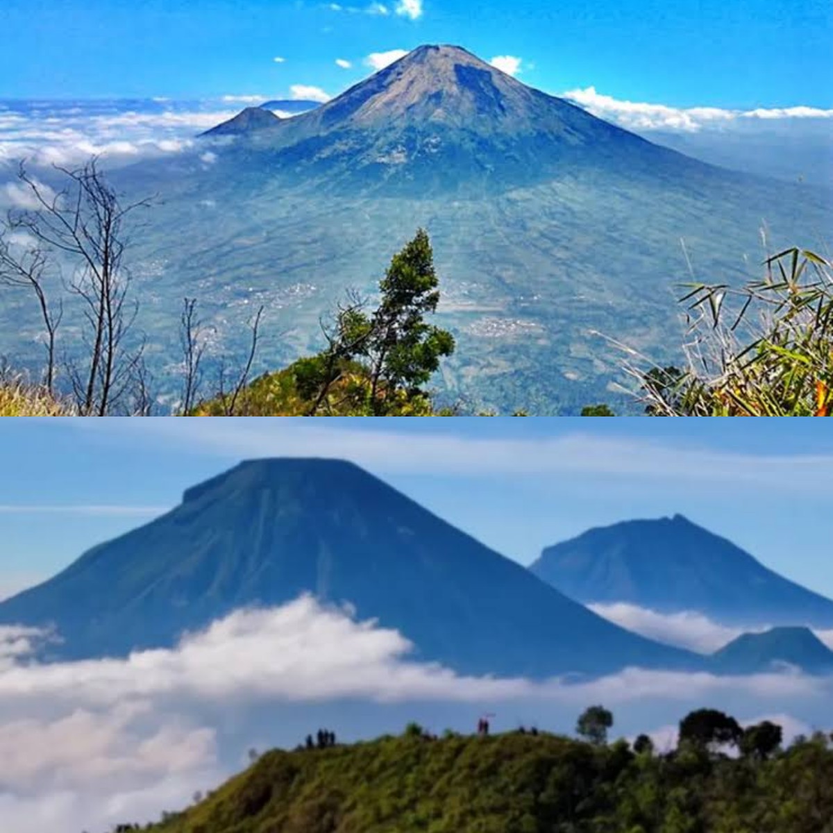 Legenda Gunung Sindoro dan Sumbing: Asal Usul Dua Gunung dan Tragedi Cinta Segitiga