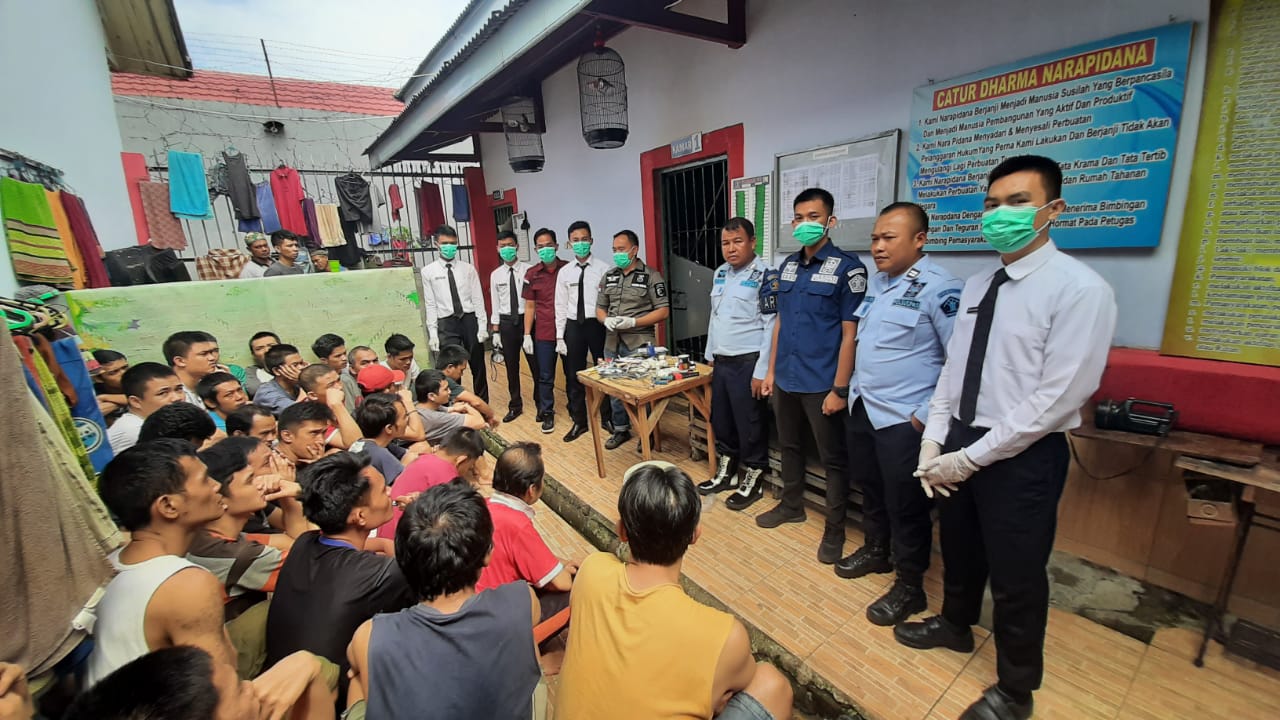 Lapas Kelas III Lakukan Giat Razia