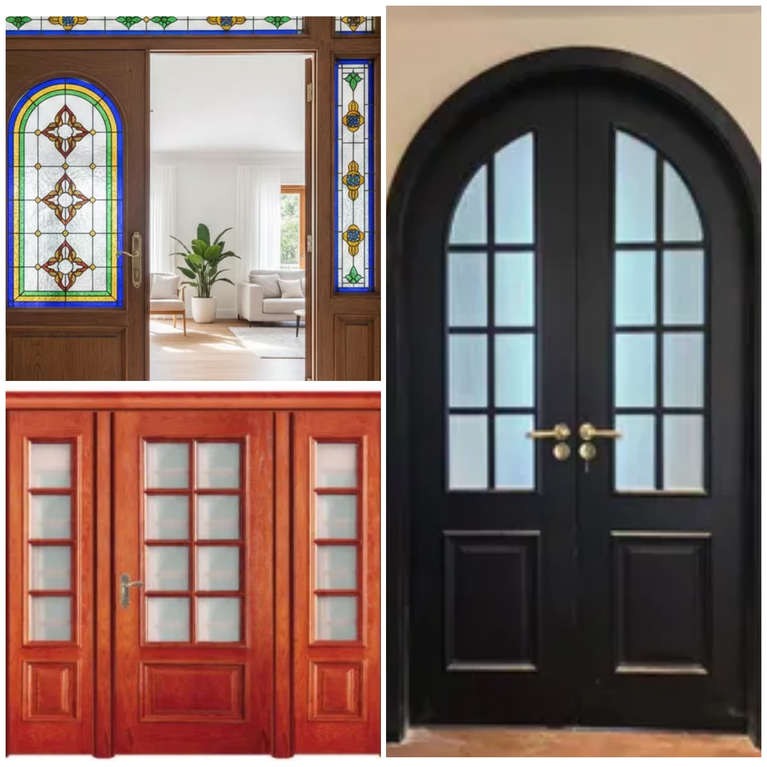 Rumah Terasa Lebih Terang! 6 Kombinasi Pintu Kayu dan Kaca yang Wajib Dicoba