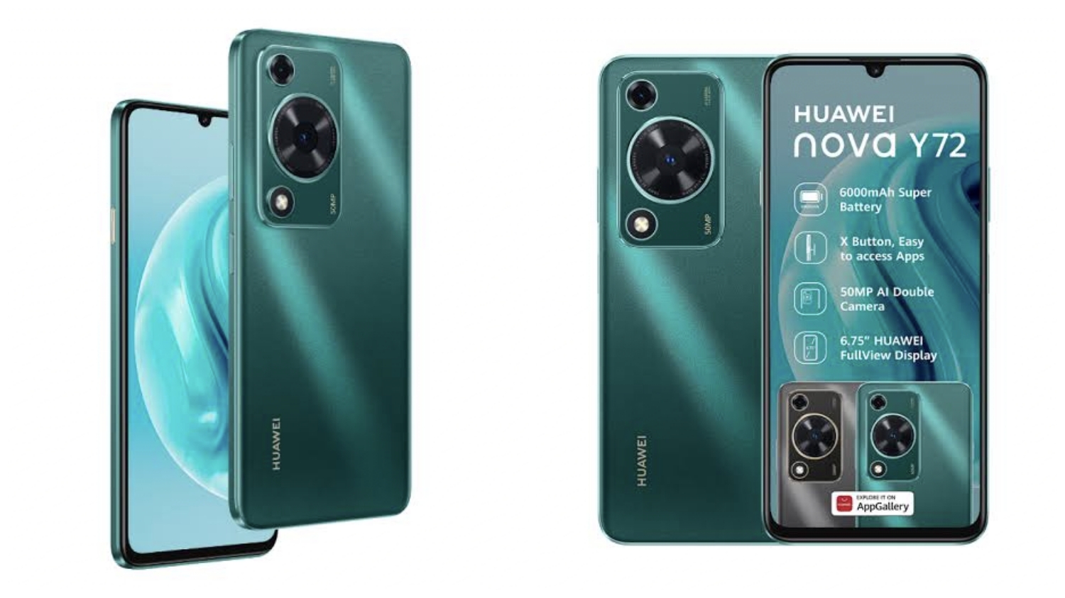 Huawei Nova Y72 Tampil di Situs Afrika Selatan, Bawa Fitur X Button dan EMUI 12