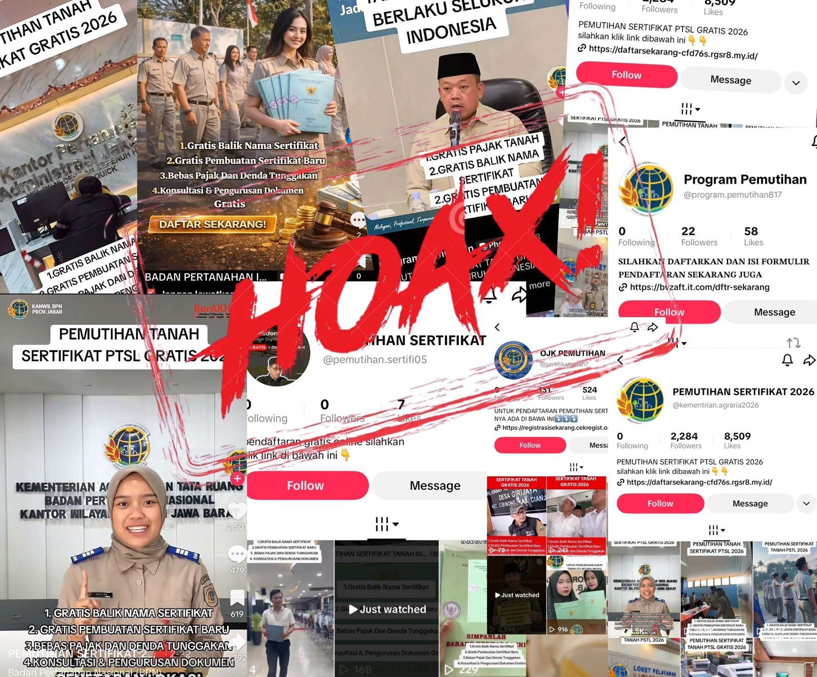 Kementerian ATR/BPN Pastikan Sertipikat Tanah Tidak Masuk Program Pemutihan