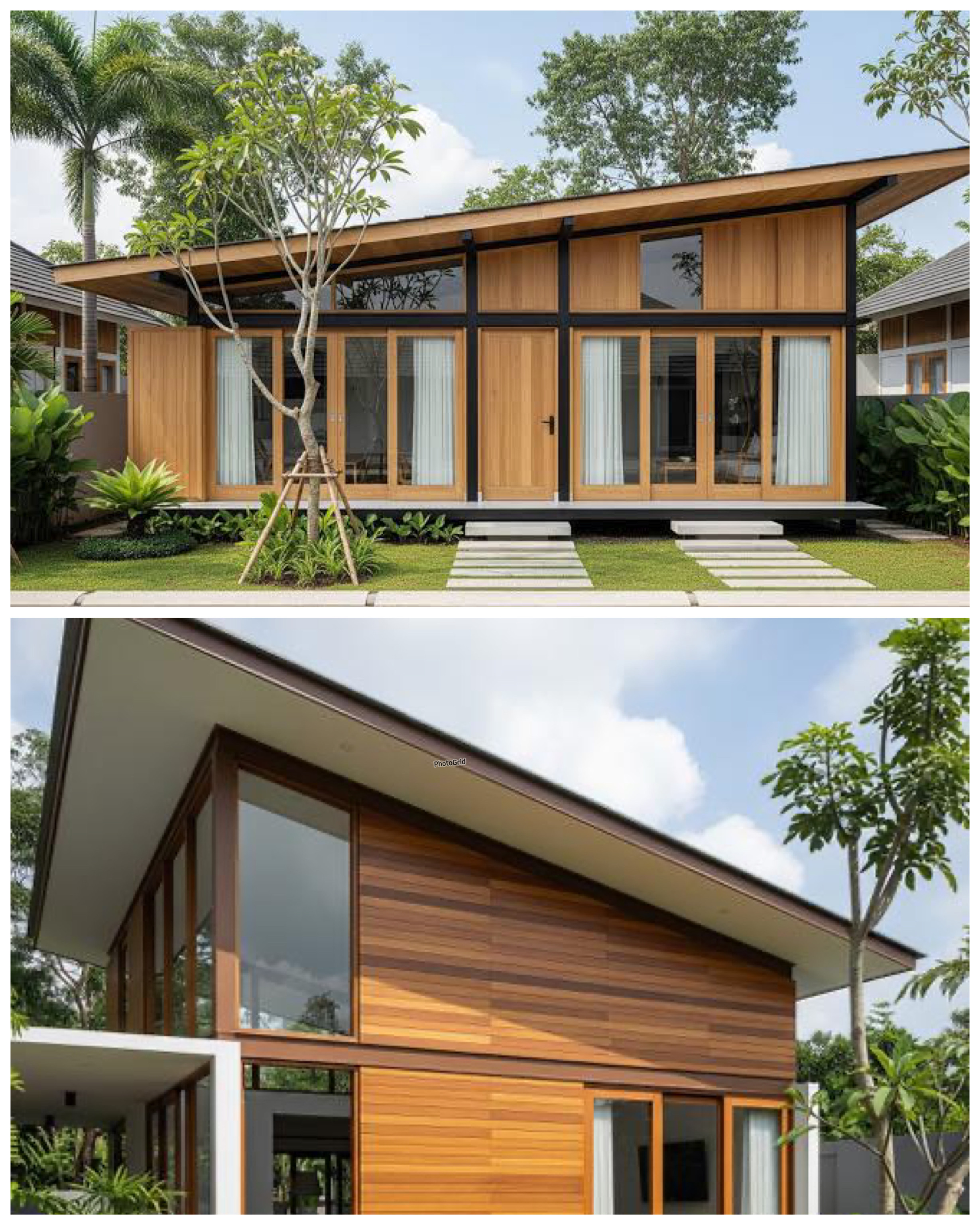 7 Inspirasi Rumah Minimalis Atap Sandar Modern, Desain Simpel yang Estetik dan Kekinian!