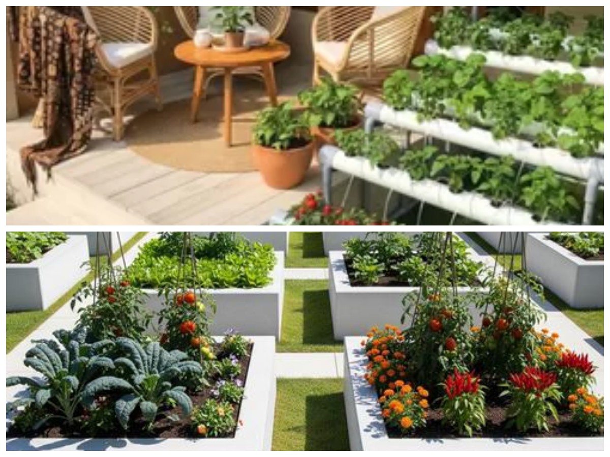 Rumah Makin Estetik! 10 Inspirasi Kebun Mini Modern dengan Planter Box Beton