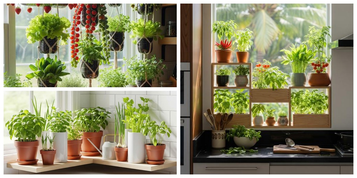 10 Ide Kebun Sayur Mini di Jendela Dapur, Bikin Ruang Sempit Jadi Produktif!