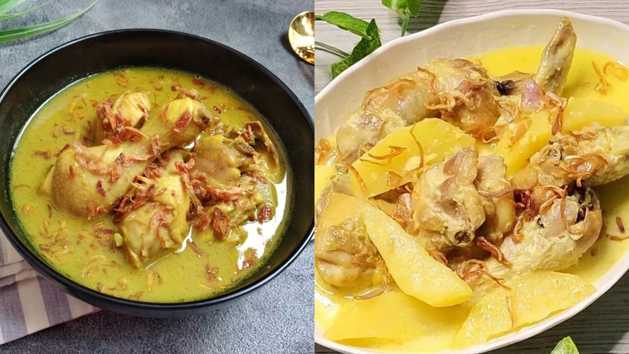 Begini Cara Membuat Opor Ayam Kentang Tanpa Santan, Masak Minim Minyak!