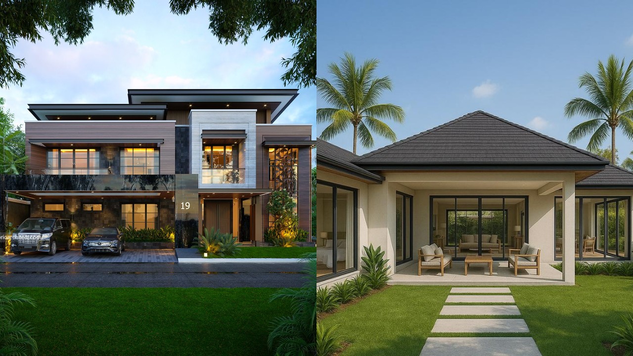 Estetika Bertemu Fungsi: Desain Rumah Modern Tropis yang Semakin Diminati!