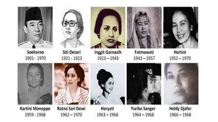 Menelisik Sejarah dan Misteri 5 Istri Soekarno, Siapa Sajakah Istri Presiden Indonesia Pertama Itu?