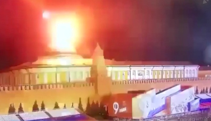 Waduh! Istana Presiden Rusia Diserang