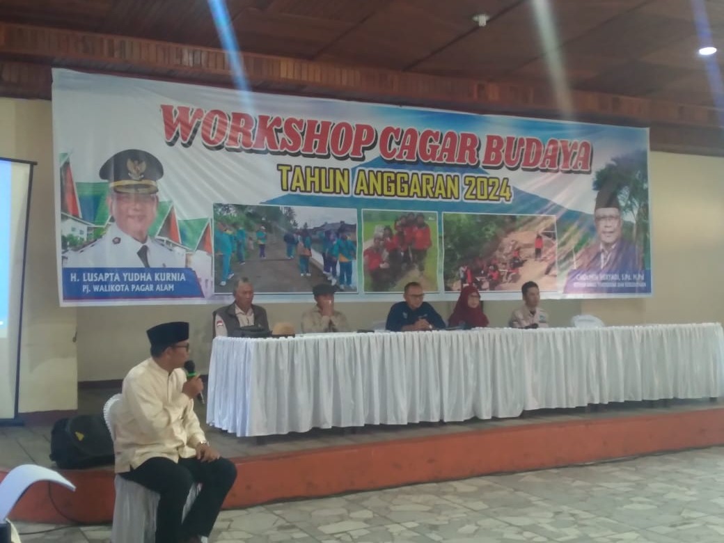 Disdikbud Kota Pagaralam Gelar Workshop Cagar Budaya 2024, Pelestarian dan Pengembangan Kebudayaan Lokal