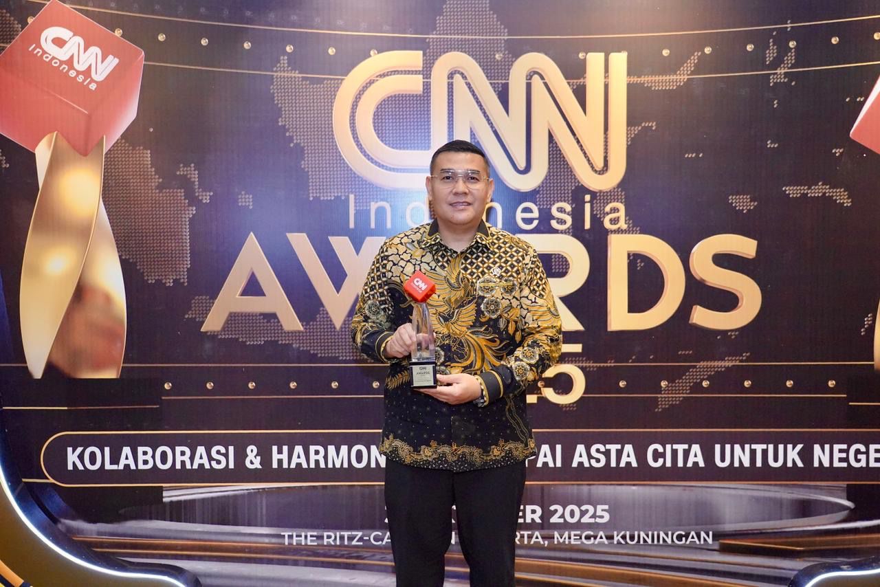 ATR/BPN Raih CNN Indonesia Award 2025 Berkat Program Kampung Reforma Agraria