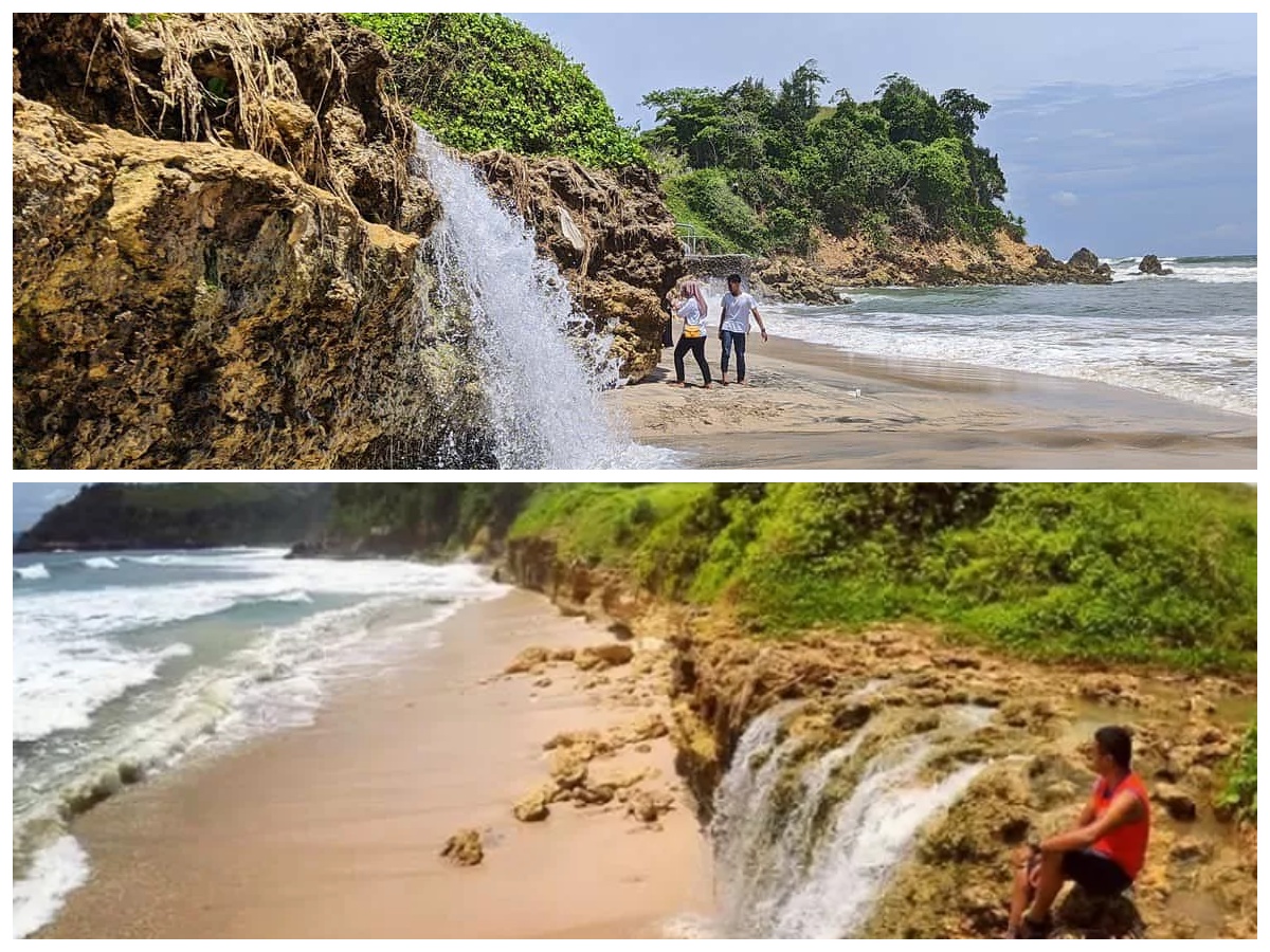 Berwisata di Pantai Pancar, Tempat Healing Sambil Menikmati Keindahan Air Terjun di Tulungagung