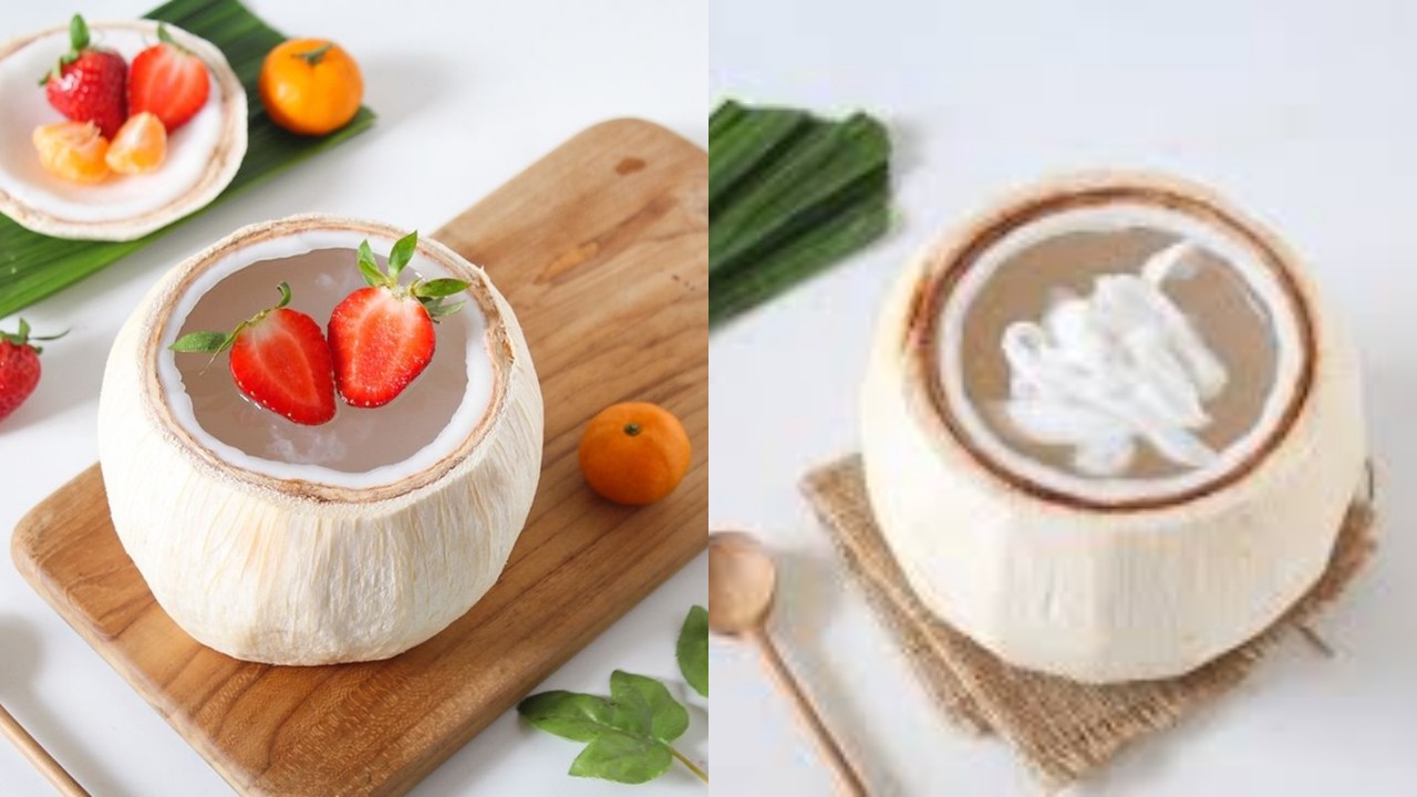 Resep Praktis Puding Kelapa Muda dalam Batok, Dengan Kesegaran Yang Luar Biasa!