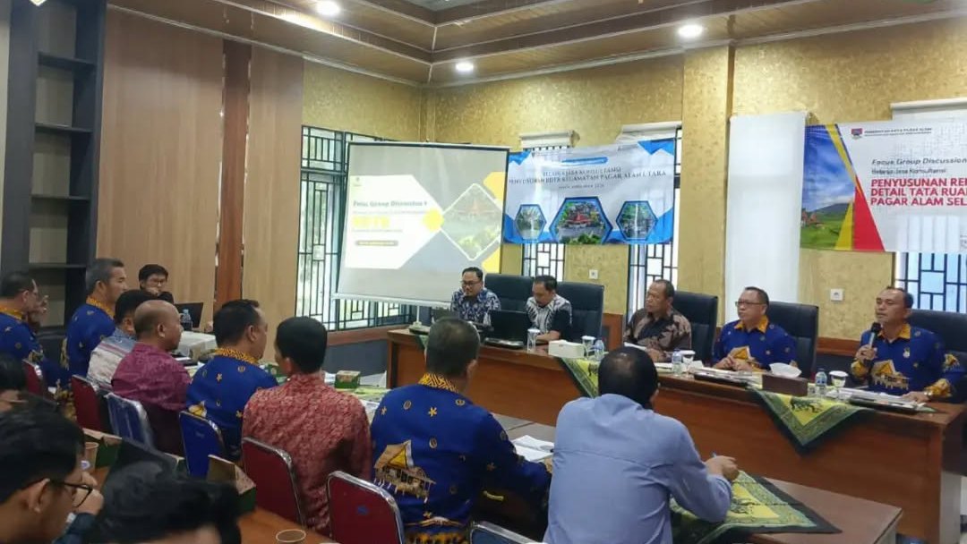 Pemkot Pagar Alam Matangkan RDTR Dua Kecamatan
