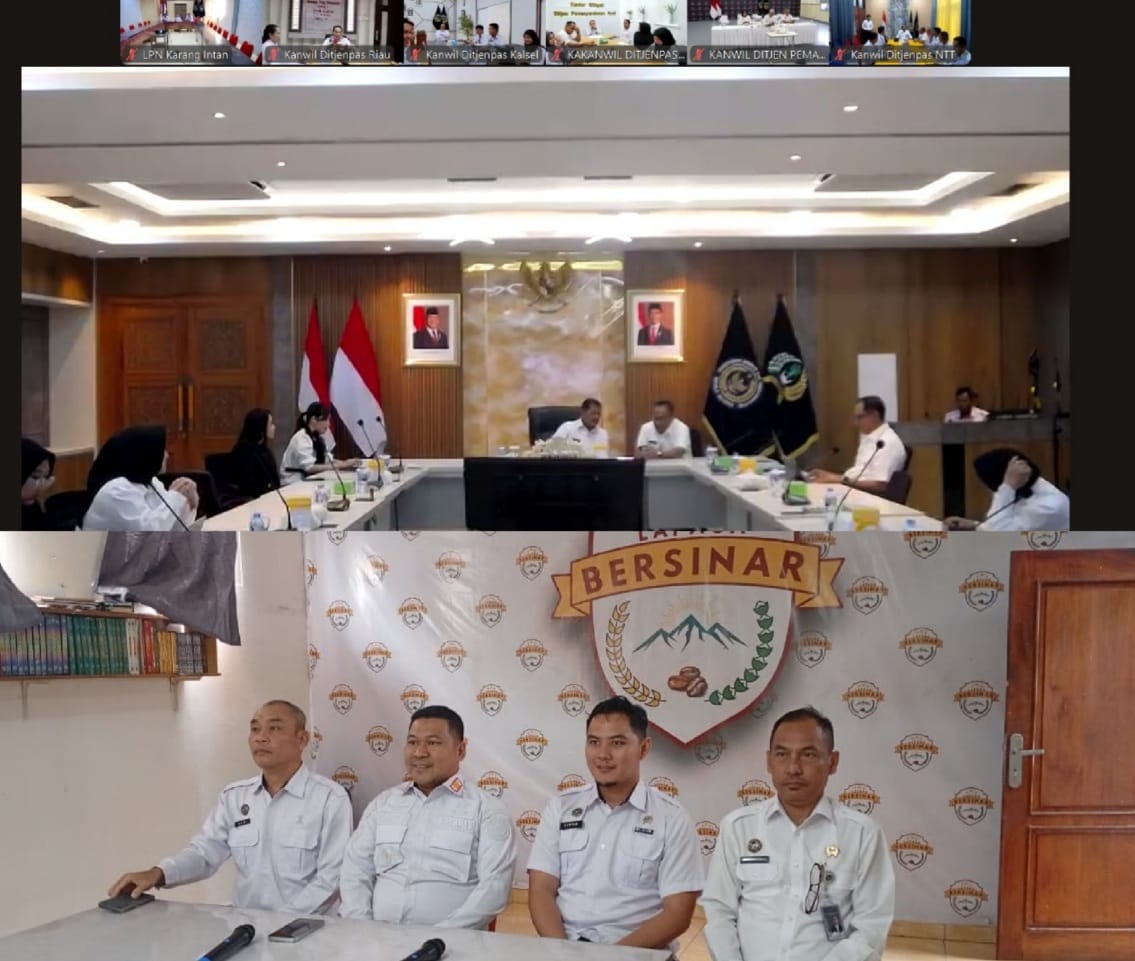 Zoom bersama Dirjen PAS, Dukung Kebijakan Pemberdayaan WBP Melalui Kegiatan UMKM 