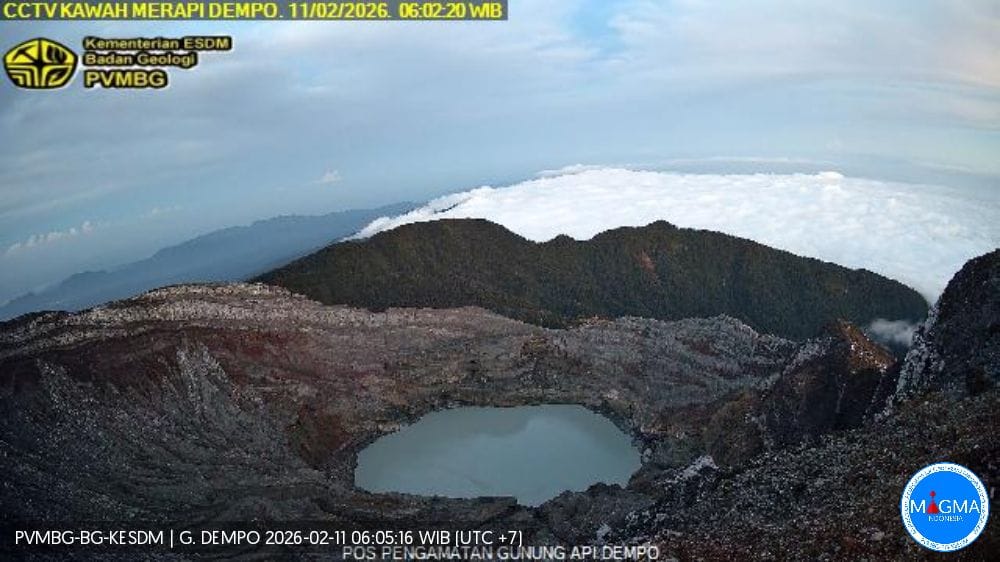 Gunung Dempo Berstatus Waspada! Getaran Tremor Menerus Terekam, Wisatawan Dilarang Mendekat