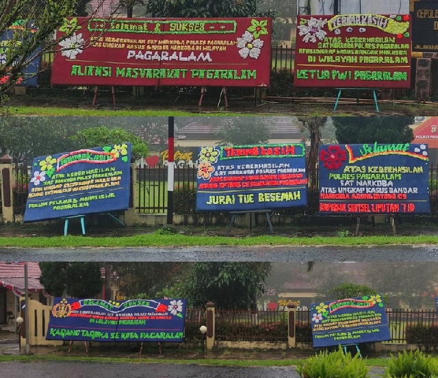 Gulung Komplotan Narkoba, Polres Pagar Alam Banjir Apresiasi Masyarakat