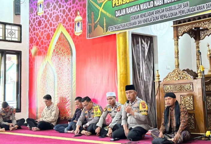 Gelar Binrohtal Peringati Maulid Nabi Muhammad SAW, Kompol M Ali Ajak Perkuat Islamiyah