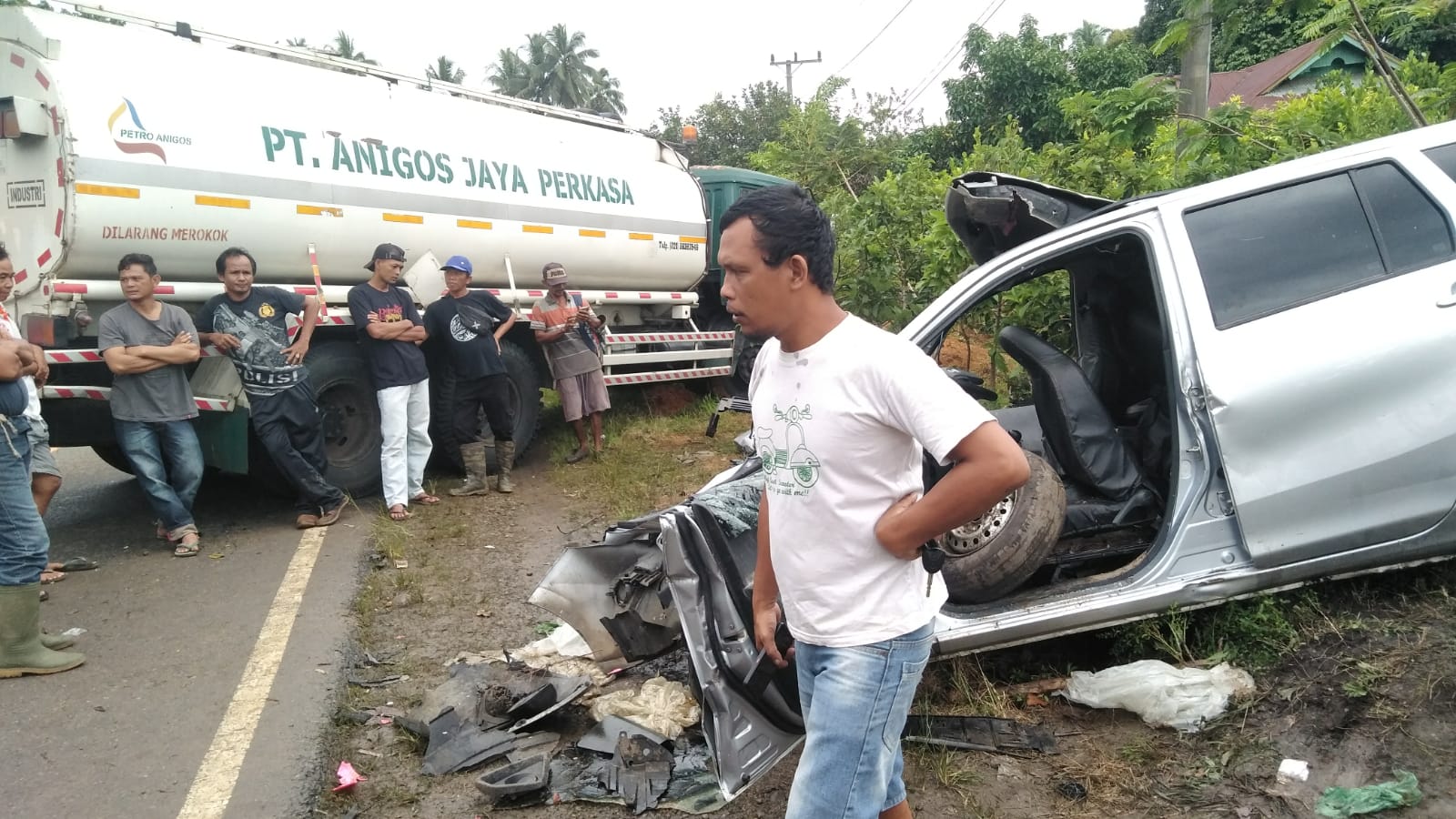 Adu Kambing, Satu Pengendara Meninggal Dunia.