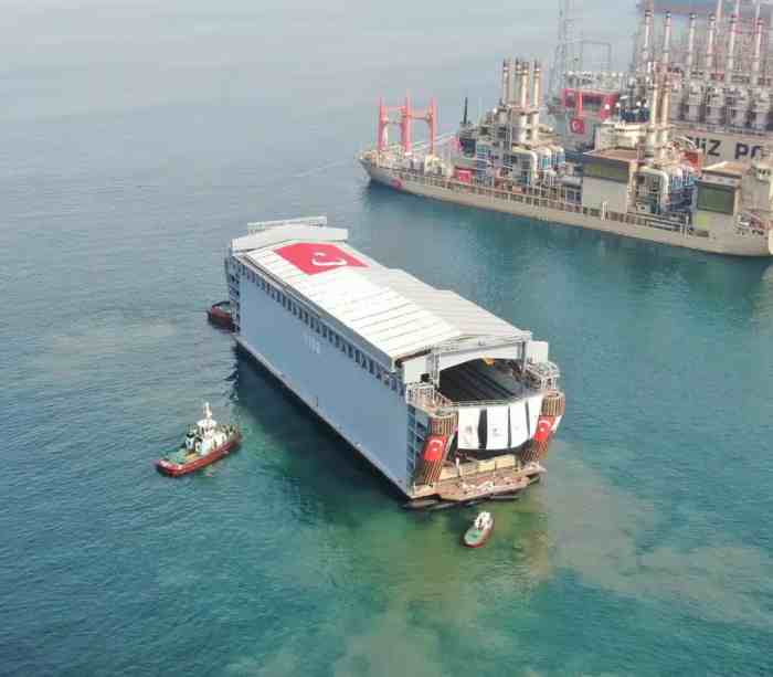 Angkatan Laut Turki Bangun Floating Dock Khusus Kapal Selam