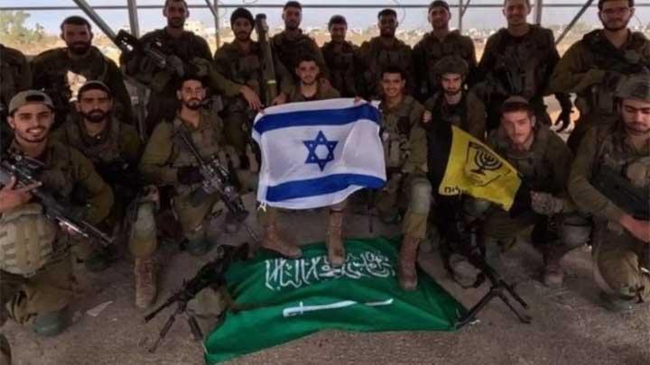 Viral Didunia Maya, Tentara Israel Injak Bendera Saudi Menuai Kecaman