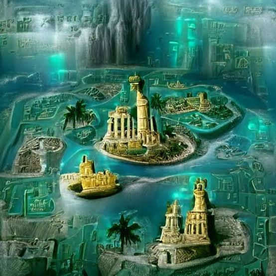 Atlantis Yang Hilang,  Kota Yang Tenggelam Akibat Letusan Gunung Purba 