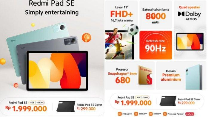 Redmi Pad SE, Tablet Super Murah dengan Layar FHD+ dan Performa Unggulan