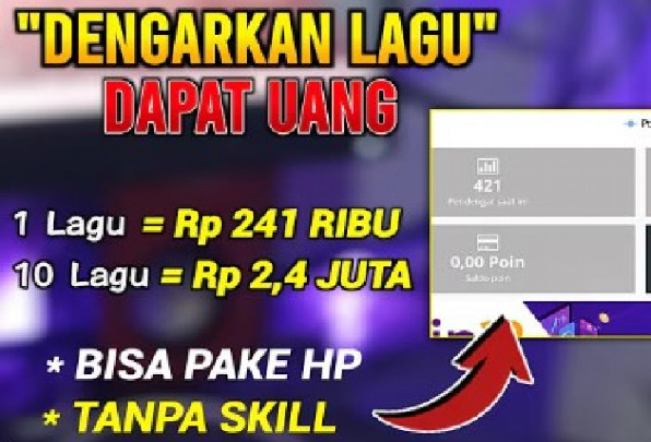 Dengerin Musik Bisa Dapat Saldo DANA Gratis Rp241 Ribu, Benarkah?